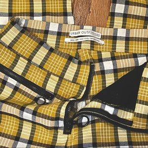 Urban Outfitters Plaid Ankle Pants